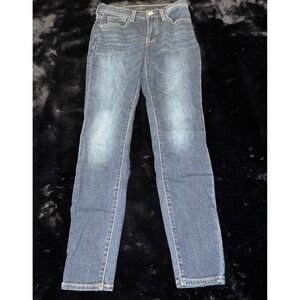 Lucky Brand Ava Skinny Mid Rise Jeans Womens 2/26 R Blue‎ Medium Wash 26x28